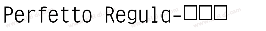 Perfetto Regula字体转换